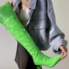 Sexy Overknee High Boots For Women Point Toe Fetish Party Shoes Thin Heel Over the Knee Boots Green Black White Winter Long Boot