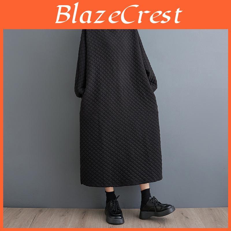 Autumn Dress Winter And Womens Plus Size Loose Comfortable Casual Midlength Dresses