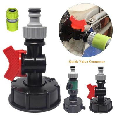 Garden IBC Connector Hose Fitting Quick Valve Connector Replacement Valve Fitting  IBC Accessories