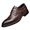 Blok Carved Men's Shoes Business Casual Shoes British Versatile Breathable Genuine Leather Handmade Leather Shoes Wedding Shoes