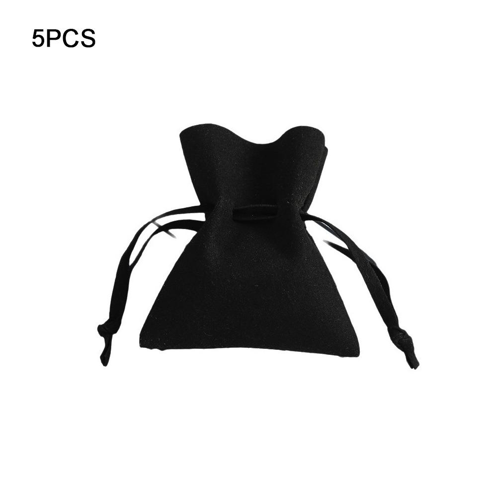 Microfiber Material Microfiber Pouch Drawstring Closure Organizer Bag Wedding Favors чёрный