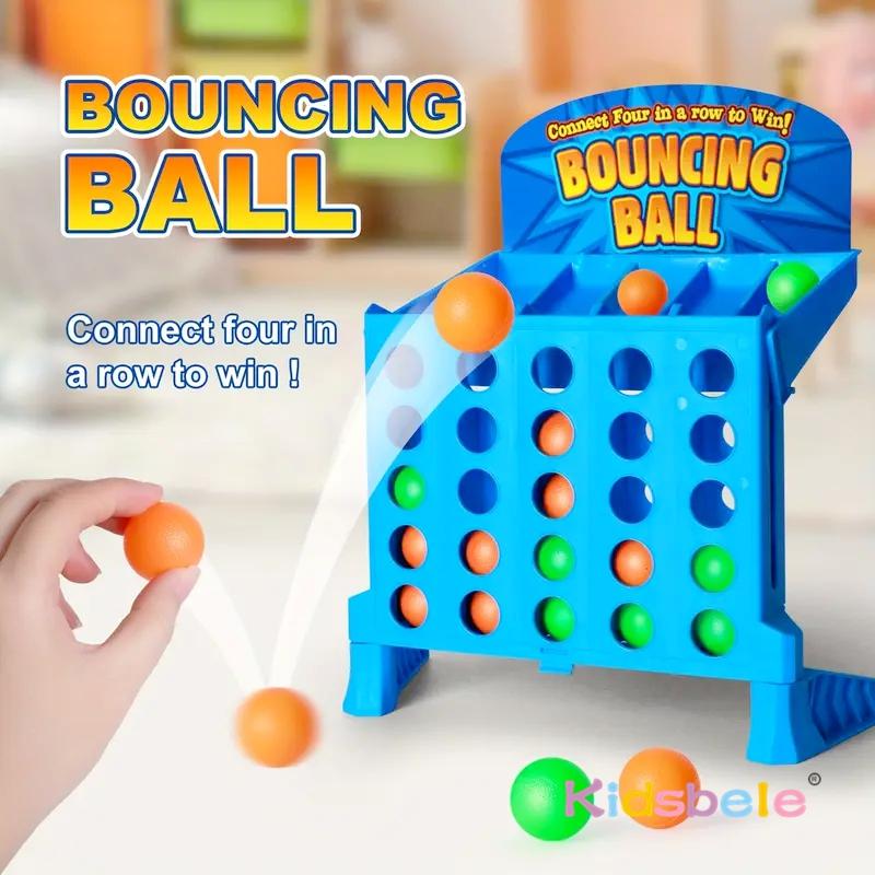 Small Mini Desktop Educational Double Ejection Fun Four Ball Competitive Finger Projection Shooting Toy