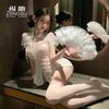 New Sex Underwear Sexy Mesh Passion Cheongsam Hollow Temptation Uniform Free Cosplay 6408
