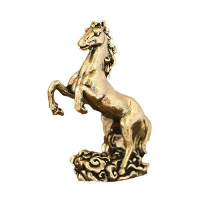 Metallpferd-Statuen Skulpturen Dekorative Tierfiguren Tischdekoration Symbole Reichtum Karriere Heimdekorationen