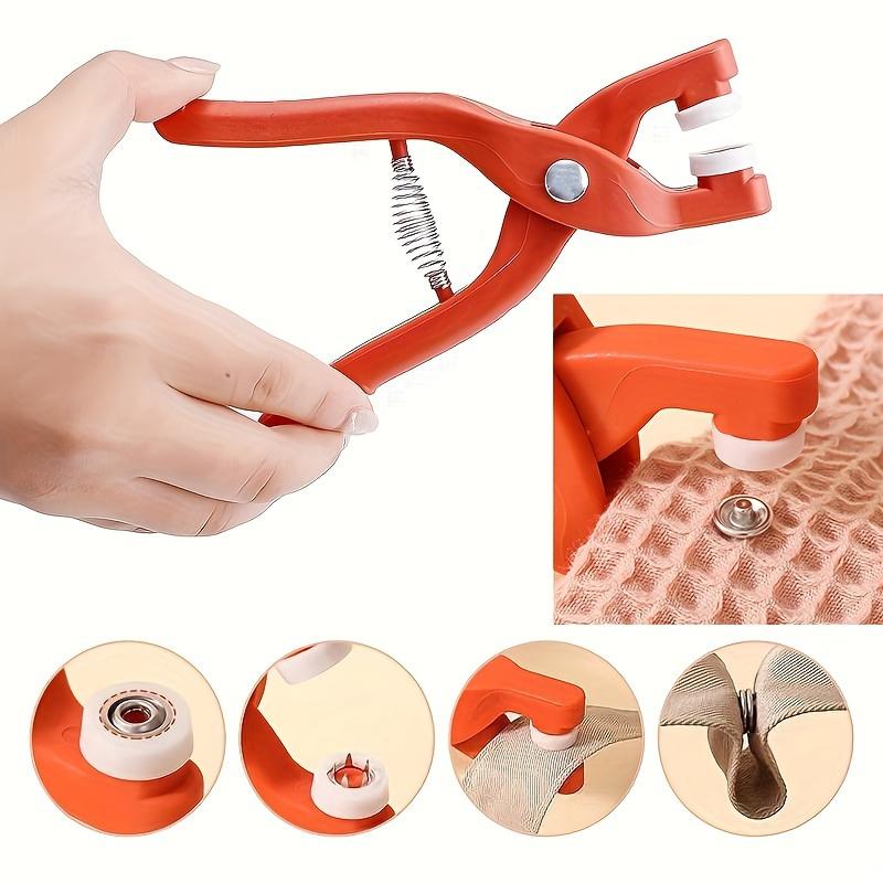 Button Accessories With 1pc Plastic Hand Pliers For Fast And Easy Clothing And Quilt Production