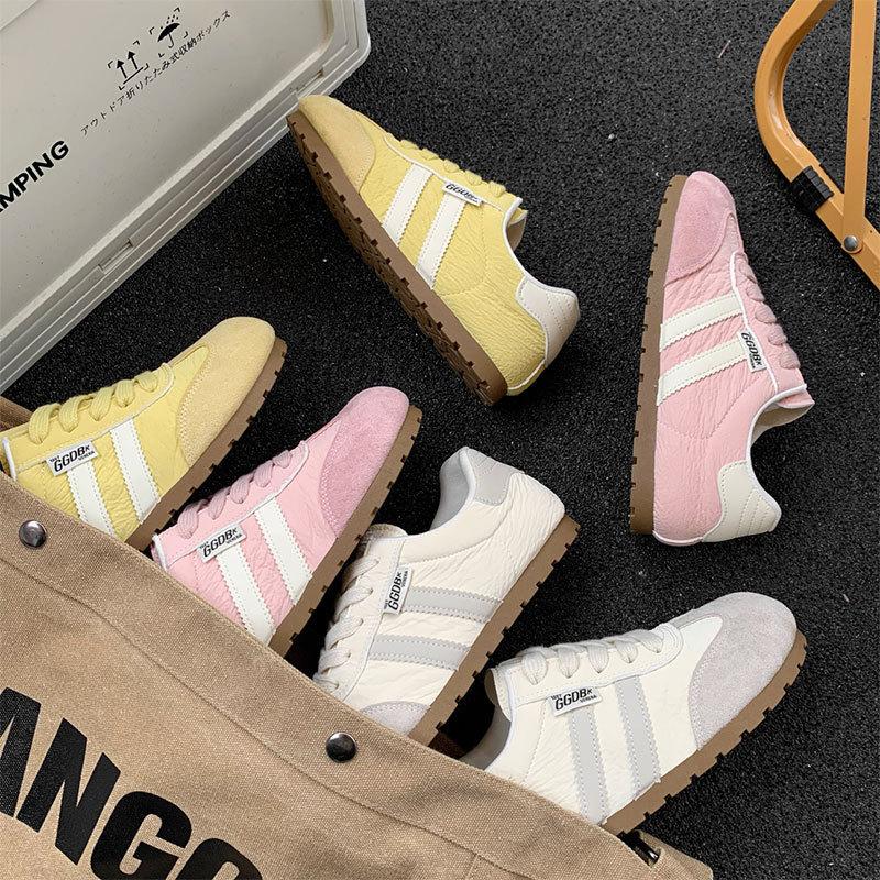 Popular German Training Shoes Women's 2025 Autumn New Casual Forrest Gump Little White Shoes Versatile Breathable Lightweight Soft Baseplate Shoes