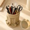 3D Retro Street Bar Pen Cup Desktop Storage Rack Vintage Table Ornament Lovely Cosmetic Brush Organizer Holder