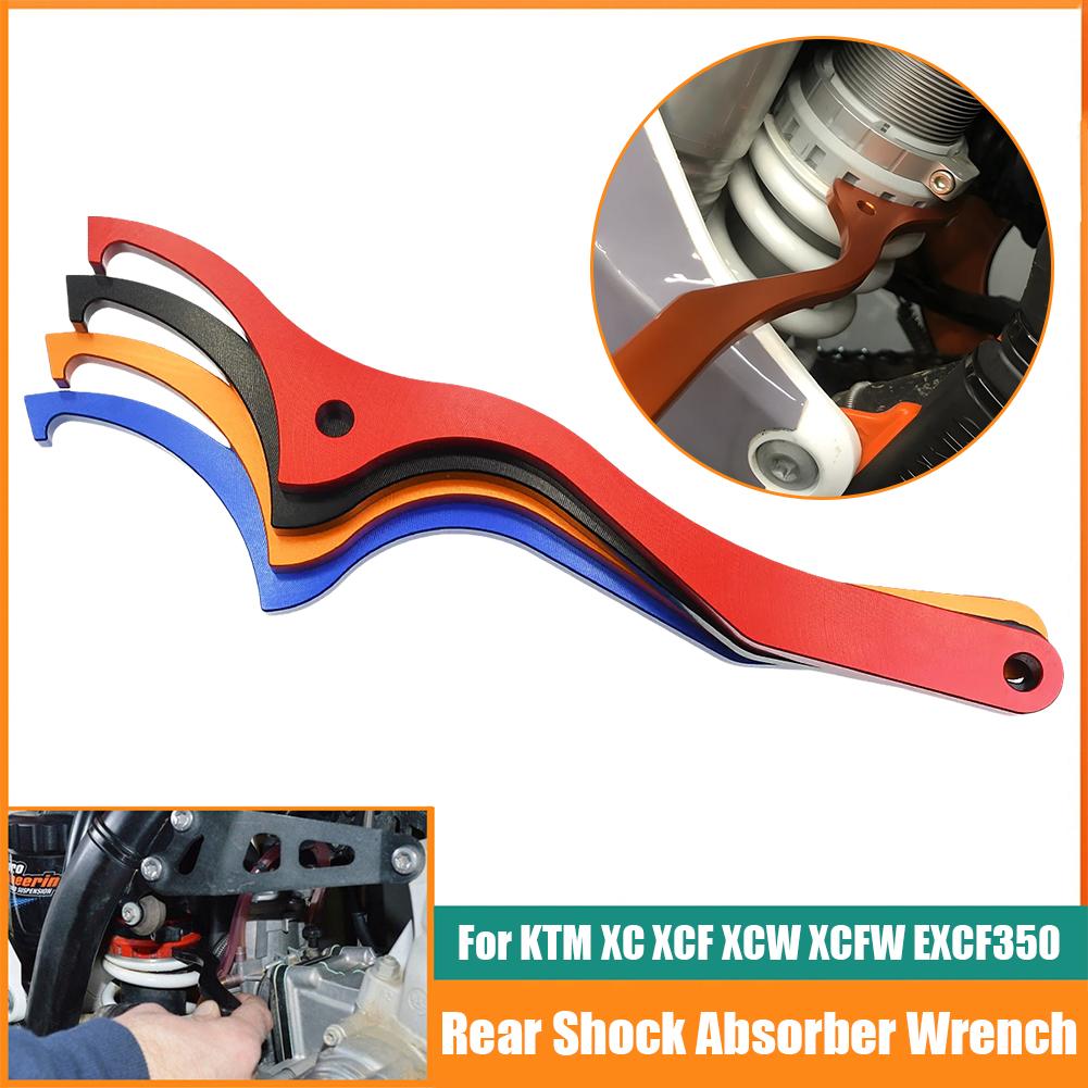 Motorcycle Cnc Rear Damping Shock Absorber Spanner Wrench Tool For Sx Sxf Xc Xcf Exc Excf 125 150 250 300 350 450 2016- F6i0