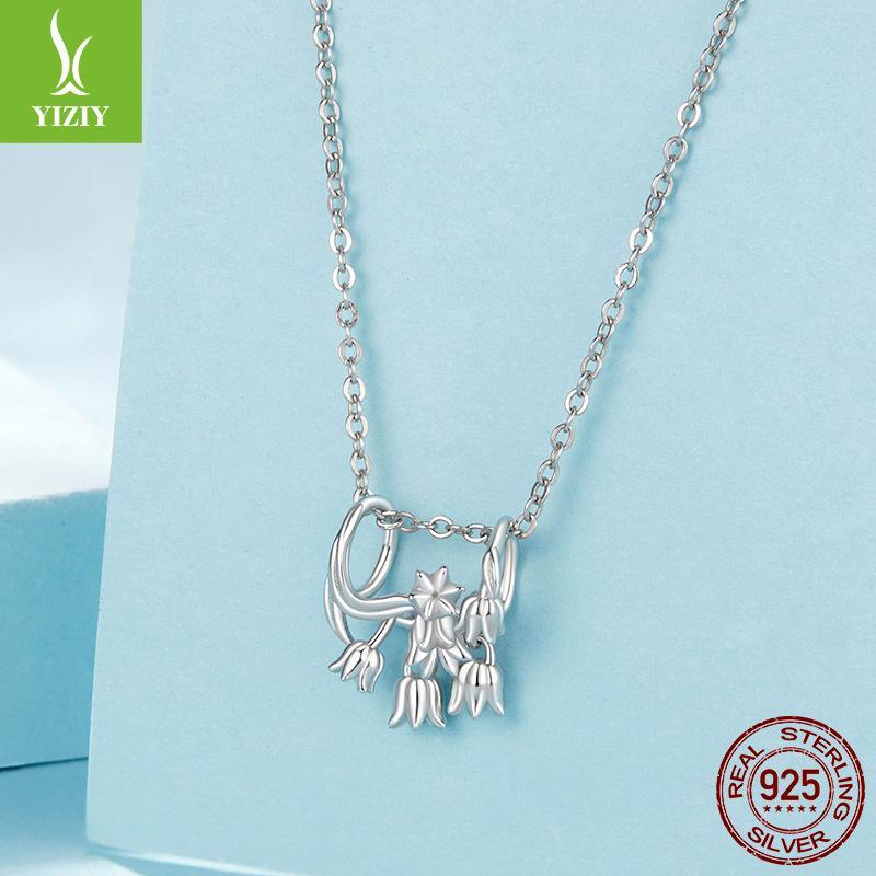 925 Sterling Silver Lily Of The Valley Beaded Charm Loose Bead Accessories Accessories