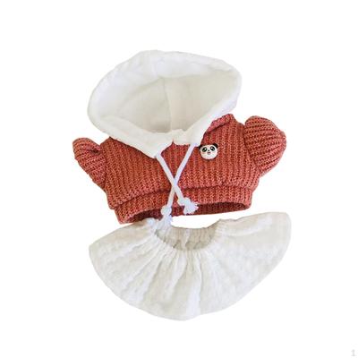 1 Set Doll Clothes for 20cm Dolls Cute DIY Gift Toy Pretend Play Fashion Costumes Suit
