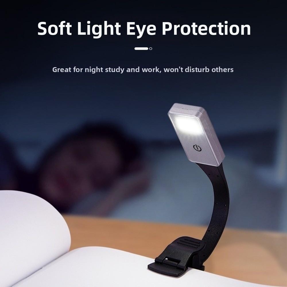USB Rechargeable LED Book Light 3-Level Book Clip Light for XTEINK X3/X4 Night Reading