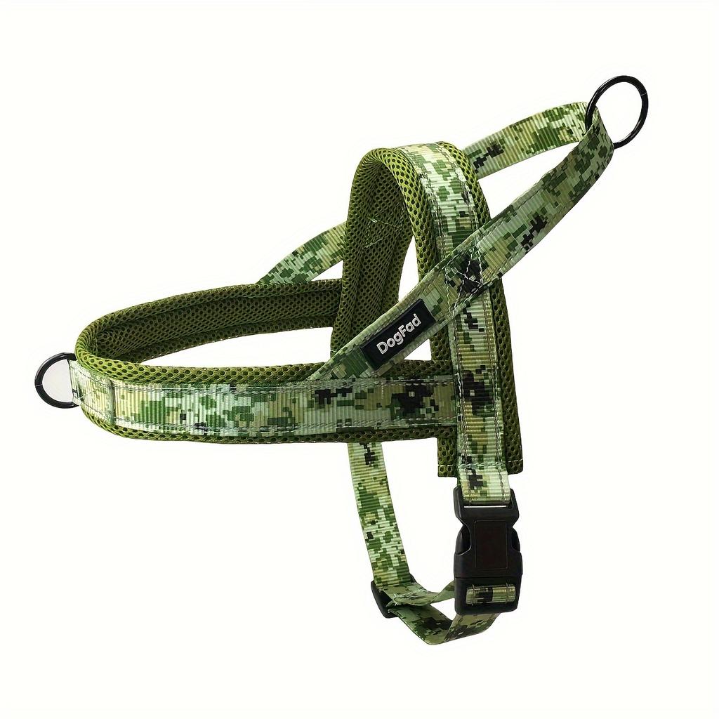 Reflective No-Pull Dog Harness - Adjustable, Escape-Proof Vest for Small To Large Breeds, Hand-Wash Only, DogFad