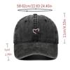 Women's Summer Heart Embroidery Sun Protection Baseball Cap