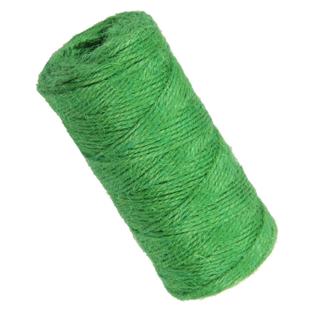Versatile 100m Jute Cord 2mm String for Crafts DIY Gift Wrapping and Twine Rope Durable and Sustainable