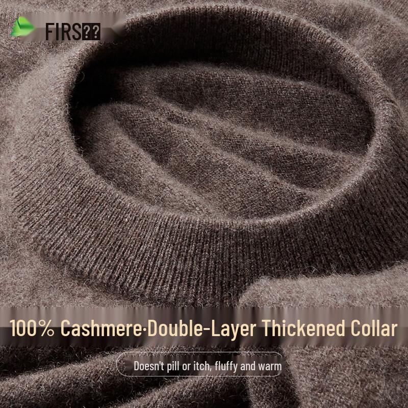 

Shanshan Men s Pure Cashmere Round Neck Pullover Sweater 2XL