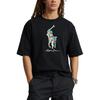 Polo Ralph Lauren Relaxed Fit Big Pony Jersey T-Shirt Men Tops Black MNPOTSH1N822-029