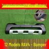 RAV4 Series Front and Rear Bumpers for 09-12 Models - Modified Guard Design