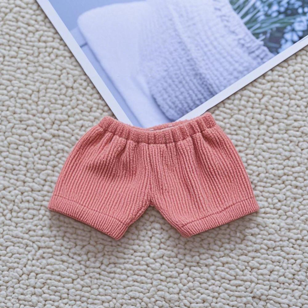 

Для 17см куклы Лабубу Шорты Модная одежда Толстовки Одежда для кукол Подходящие по цвету толстовки Аксессуары для кукол Милое украшение Маленькая одежда коричневый