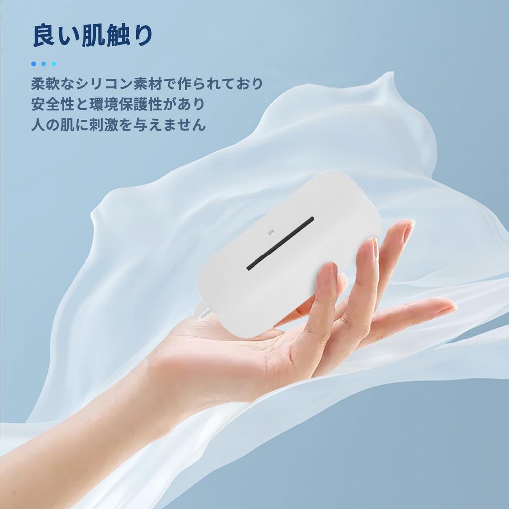 For Sony Case Cover Wireless Earphone Silicone Protective Case Carabiner Drop Scratch Dustproof WF-C510 [NOUKAJU] (With + Strap) Prevention,