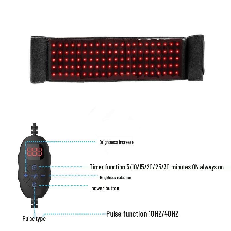 Red Light Infrared Therapy Waist Belt for Back Pain Relief