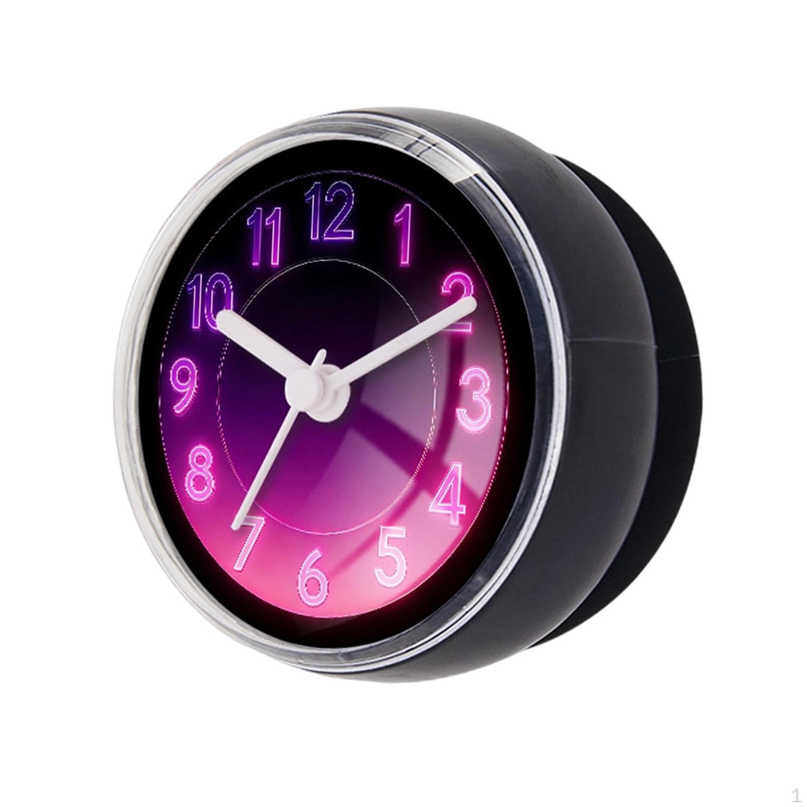 

Easy-to-read 7cm Waterproof Clock, Compact, Portable And Simple, Ideal for Door. Black and gray D