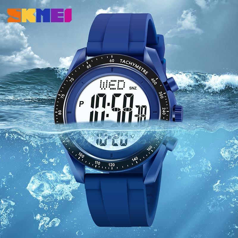Single display electronic watch waterproof outdoor sports timing male students hot selling trend fashion