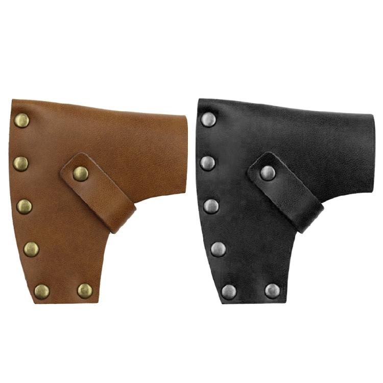 Durable Leather Axe for Head Sheath Cover Hatchet Protective Cover Axe Holster f