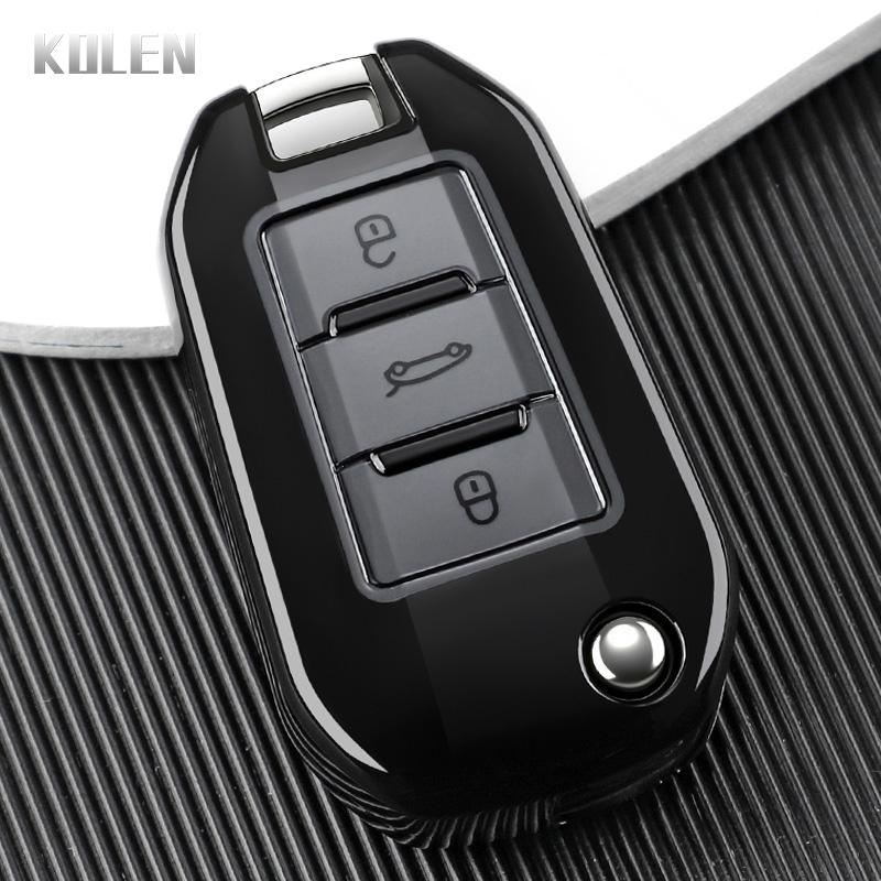 

Premium Tpu Car Flip Key Case Cover Shell For Peugeot 208 308 408 508 2008 3008 4008 5008 For Citroen C3 C4 Cactus C6 C8 Keyless