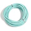 5 metri 6mm Corde in Pelle Intrecciata Corda Rotonda in Pelle Cordino per Fai da Te Ciondolo Collana Intreccio Bracciale Gioielli Materiali per la Creazione