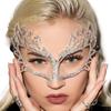 New Halloween Ball Half Face Mask Performance Eye Mask Party Masks Water Diamond Winged Facial Accessories
