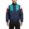 Originale Figc Eqt Bloc de Culori Guler Înalt Fermoar Simplu Mânecă Lungă Jachetă Jachete Bărbați KG2595