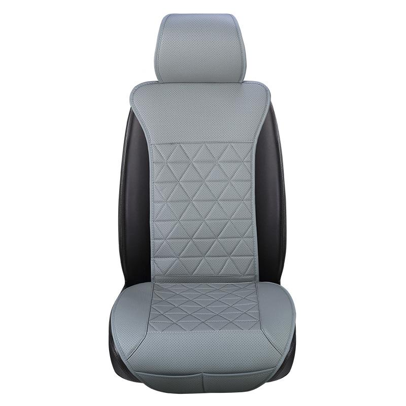 1Pc Classic Car Seat Cover PU Breathable Seats Back Cushion Cushion Four Seasons General Motors Front Interior SUV or Van