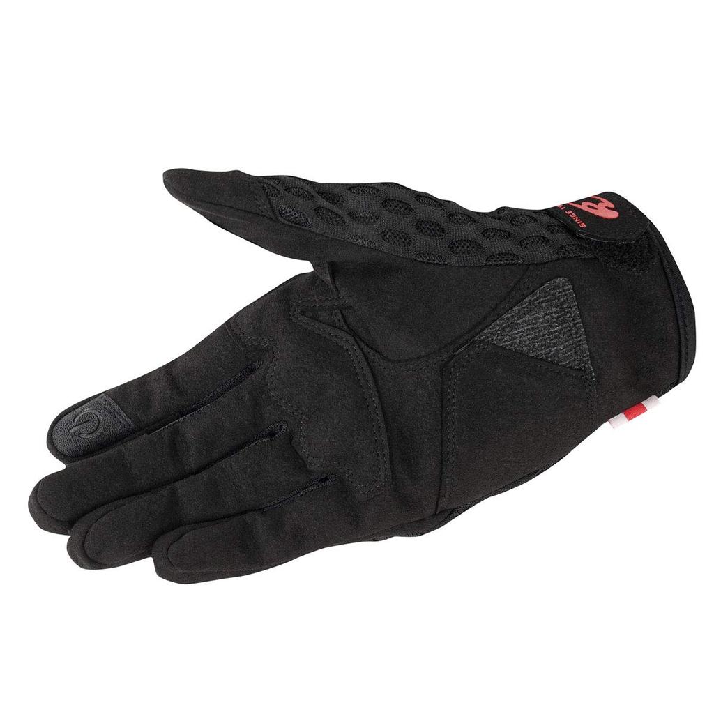 KOMINE Motorcycle Protective Cooling Mesh Size M Mesh for and Autumn Gloves, Black/Red, (GK-243 12977), Material, Spring, Summer,