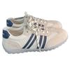 Retro color matching lace-up German training shoes women's 2025 new versatile casual sports breathable mesh Forrest Gump white shoes