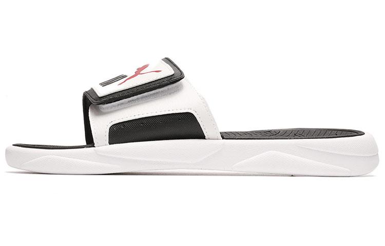 Шлепанцы PUMA Royalcat Comfort 'White Black Chili Pepper' 372280-11 44.5 black