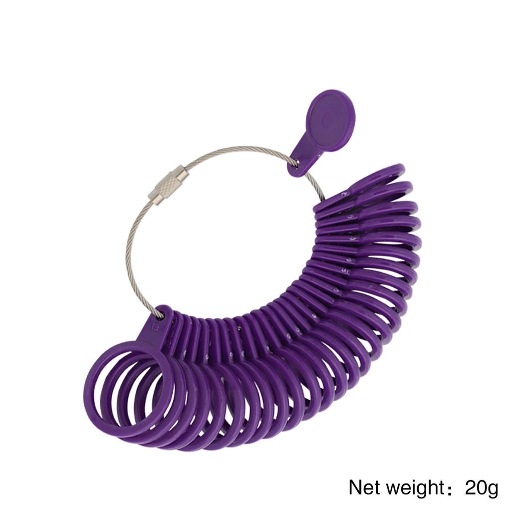 Ring Sizer Set Ring Mandrel Gauge Tool US Size EUR Size&Finger Gaugers US Size 1-13 with Half Size Finger Measurement Scales Ring Stick Measure Tool