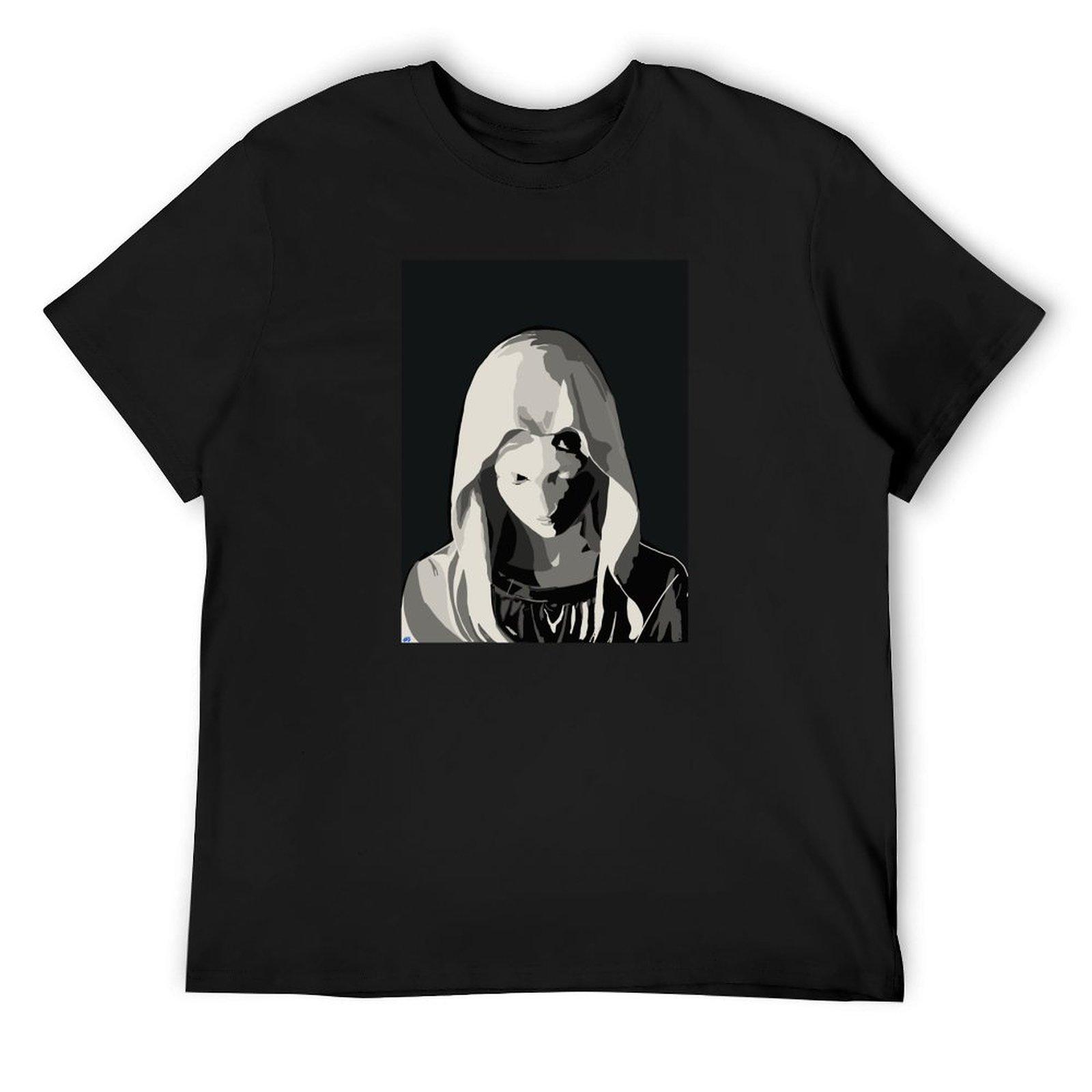 

Virgin Mary Drawing T-Shirt oversized graphic tee shirts graphic tee vintage mens graphic t-shirts big and tall 4XL