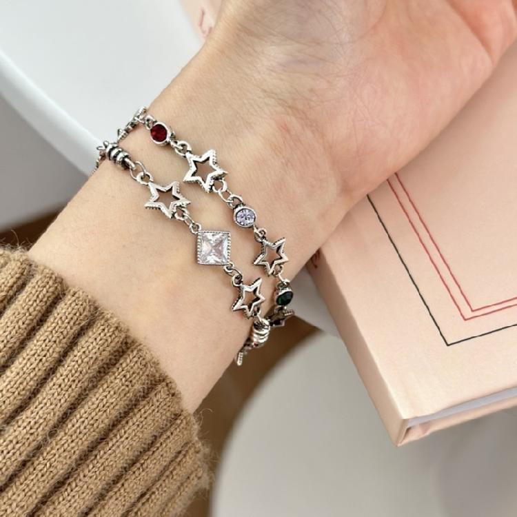 Stern Armband Zirkonia Schmuck Kette Armband Für Damen Mädchen Y2K Schmuck Geschenk