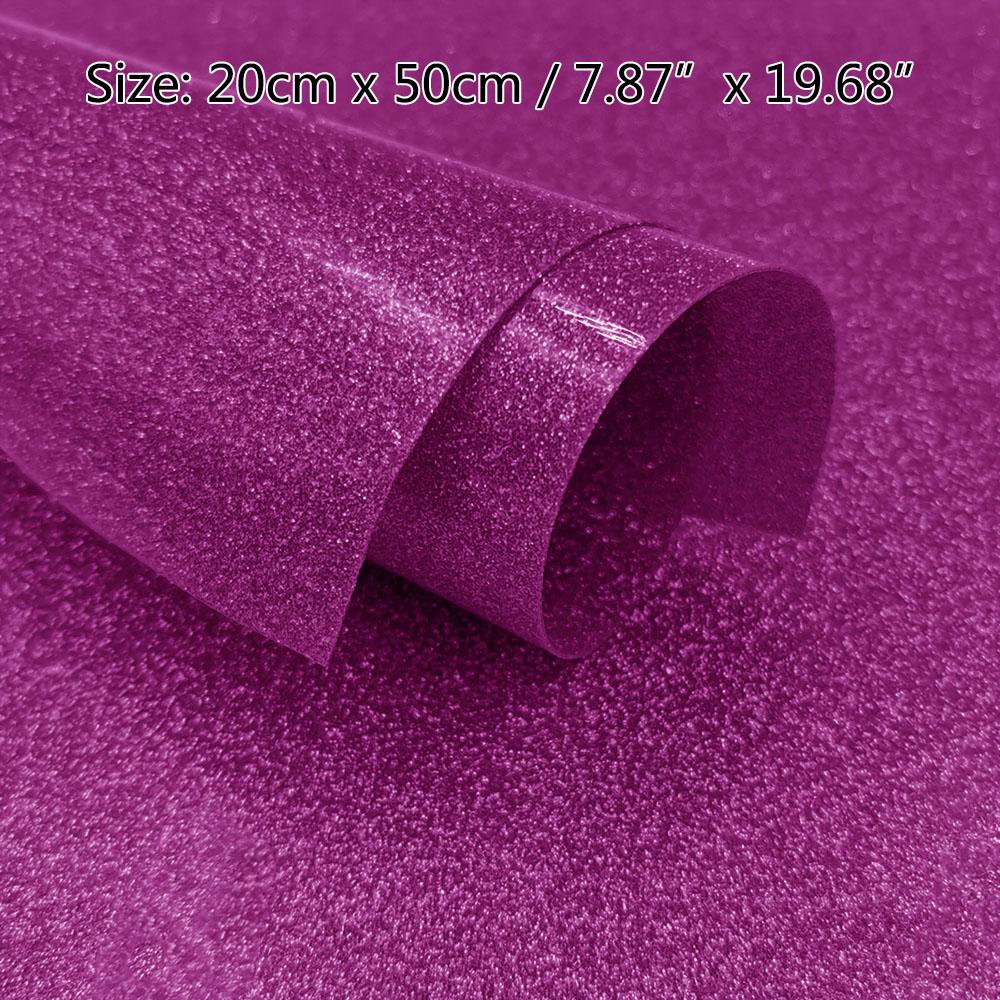 Sheet Glitter Shiny Heat Transfer Vinyl Iron-on Heat Press HTV T-shirt Textiles Cricut Iridescent Craft Cutter Film Sparkle