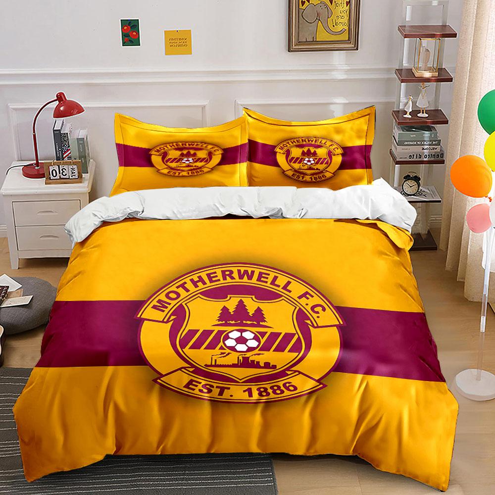 Set Biancheria da Letto Motherwell FC Set Copripiumino Copripiumino Federe (1 * Copripiumino 2 * Federe, senza piumino)
