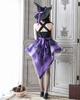 [Milky Time] Witch Halloween Cosplay with Hat, Gothic Lolita Dress, Sexy, Adult, Mini Dress, Purple