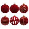 Hanging Decor Perfect for Bridal Shower Party 6PCS Christmas Ball Ornaments