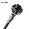 Black Glass Ball Steampunk Cane Fashion Decorative Stick Gentleman Luxury Crosier Knob Walking Stick 93cm