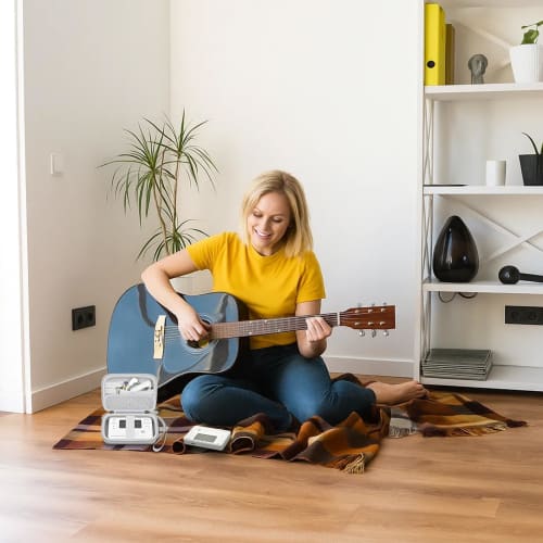 Hard Case for Yamaha TDM-710IV/Seiko STH200WHSP with Metronome Storage Holder and Mesh Pocket for Pickup Microphone Set (Box Only)