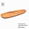 Acacia Wood Irregular Snack & Dessert Tray