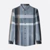 Fashion Striped Long-sleeved Shirt Men Spring and Autumn New Youth Business Casual Shirt Fashionable Men Handsome Shirt