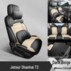 26-Model ShanHai T2 Perforated Leather Car Seat Cushion, All-Season Fit