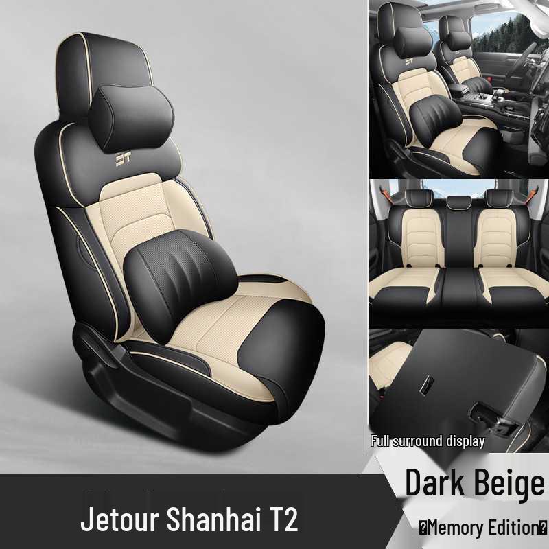 26-Model ShanHai T2 Perforated Leather Car Seat Cushion, All-Season Fit