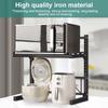 2/3 Tier Extendable Microwave Stand Multi-Function Microwave Storage Stand Height Adjustable Microwave Oven Rack for Home Office