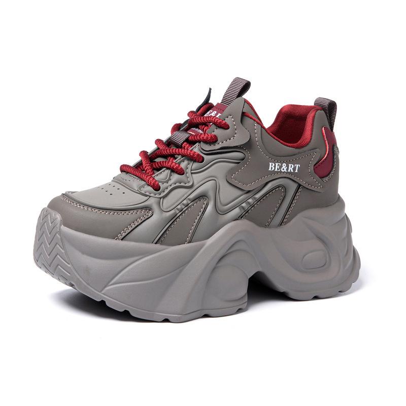 

Shoes women s spring new versatile breathable sports casual shoes muffin thick-soled small inner height-increasing shoes 39